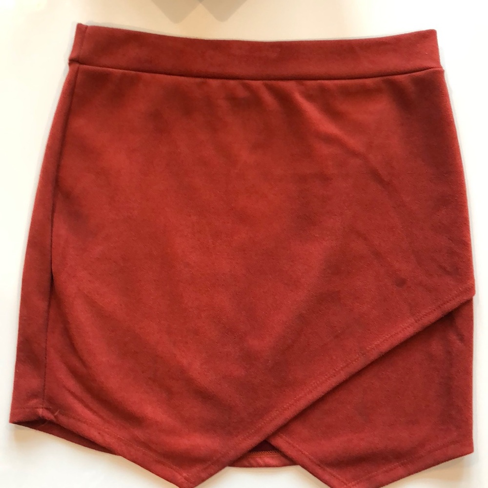 Auburn Asymmetrical Skirt